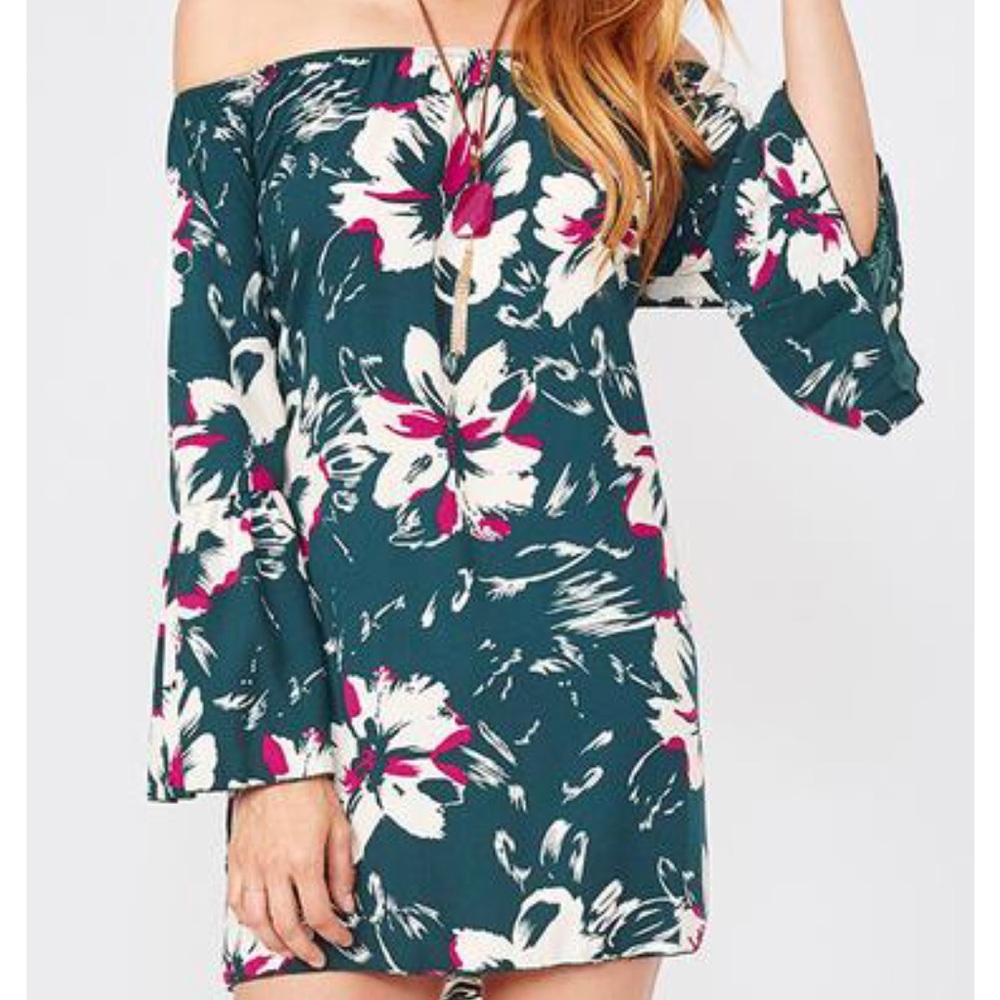 Off The Shoulder Flowy Dress
